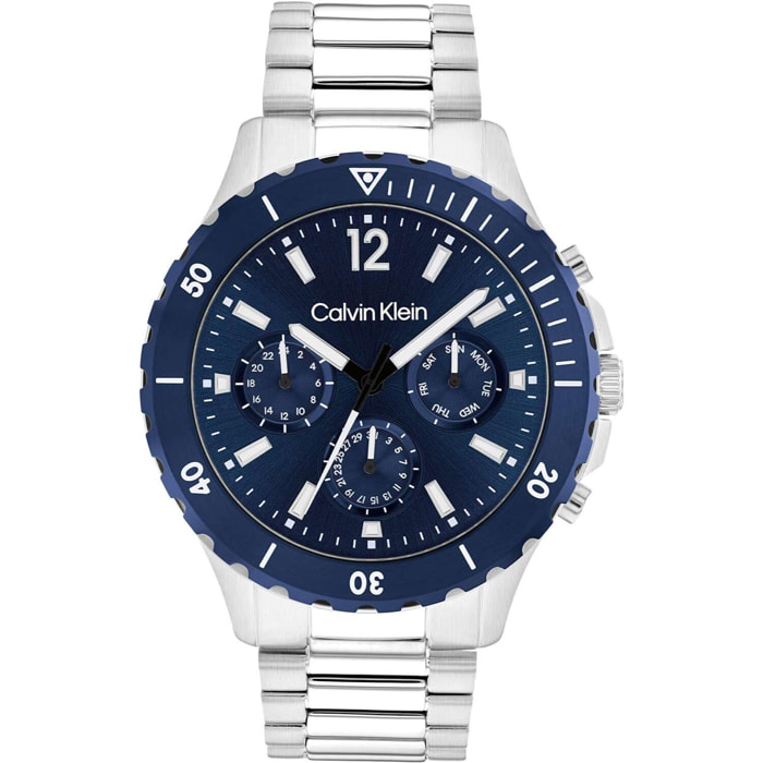 Reloj Calvin Klein 25200115 Hombre Analogico Cuarzo con Correa de Acero