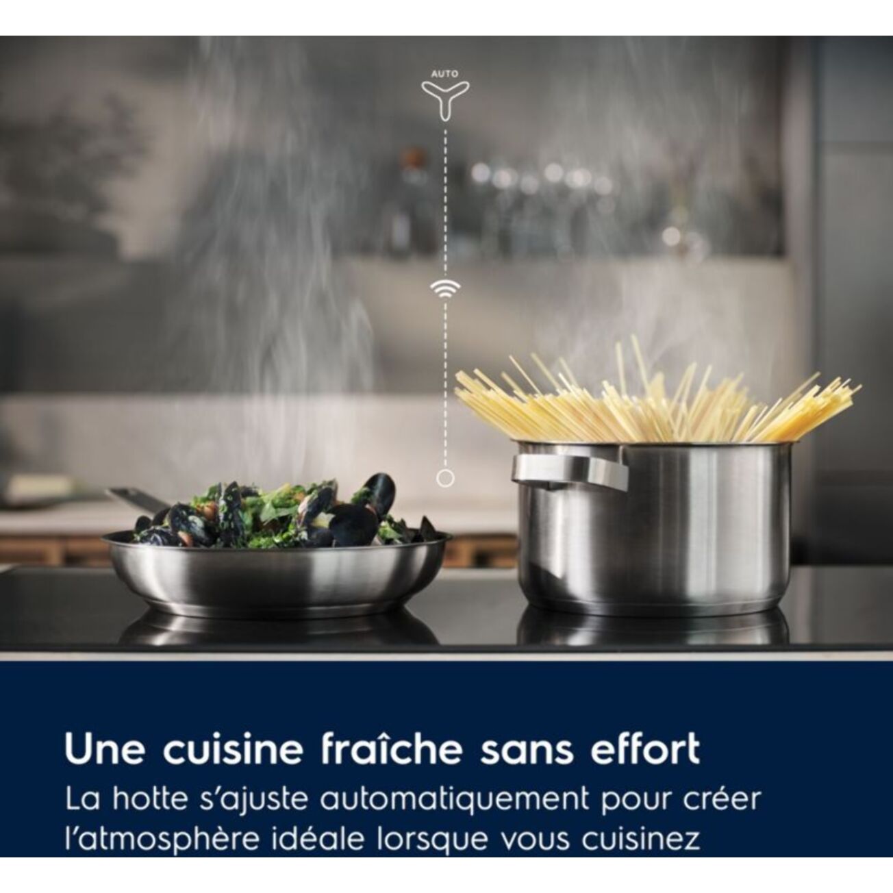 Plaque induction ELECTROLUX EIS62453 - Anti-débordement SenseBoil 4 foyers