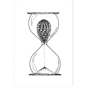 Poster sablier landais Affiche seule