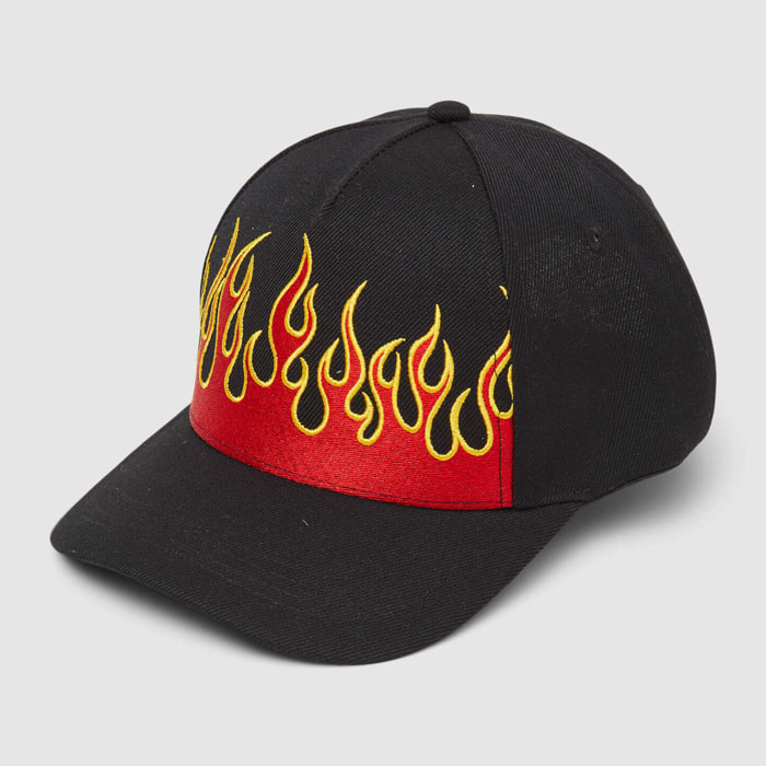 Cappellino baseball fiamme