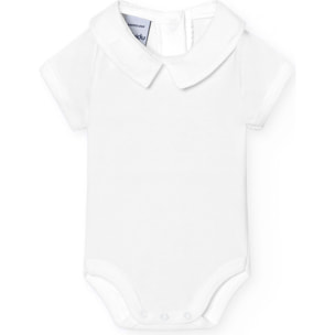 Body bebé manga corta cuello polo