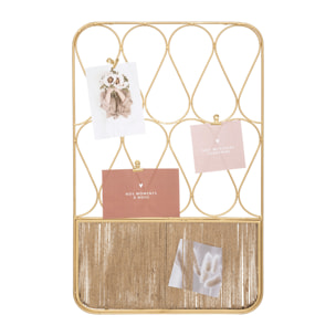 Porte photo bohème - Doré