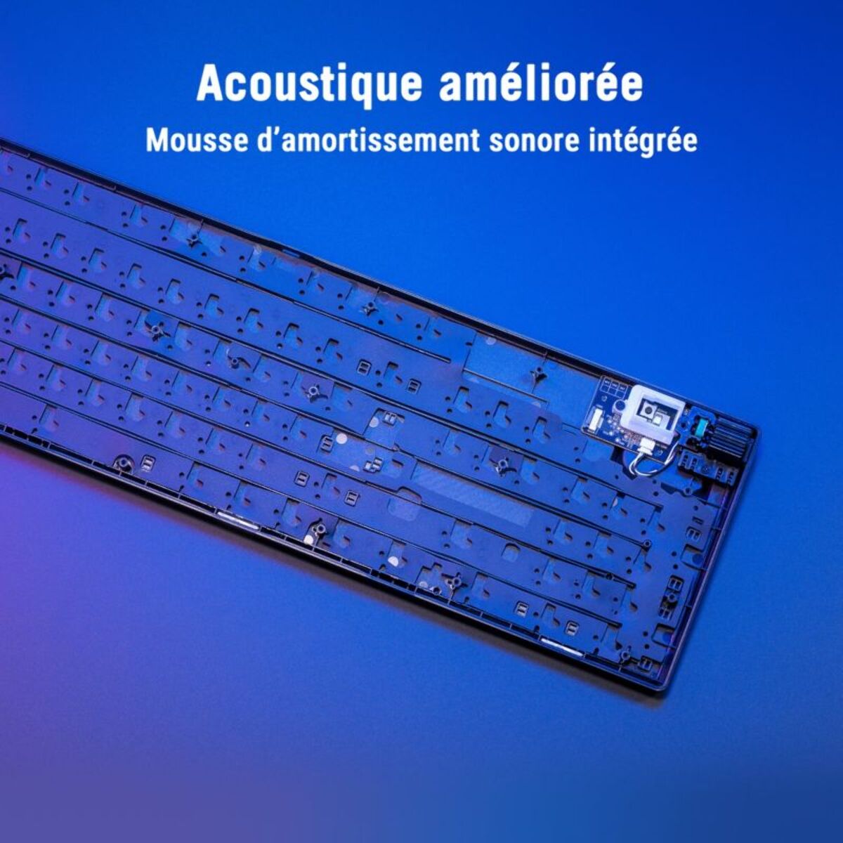 Clavier gamer sans fil ASUS ROG Strix Scope II 96 Wireless Blanc