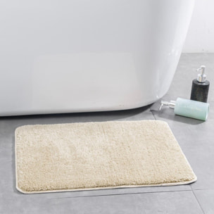 Vision 50x80 cm tapis de salle de bain en polyester, beige (SATDPREDBE)