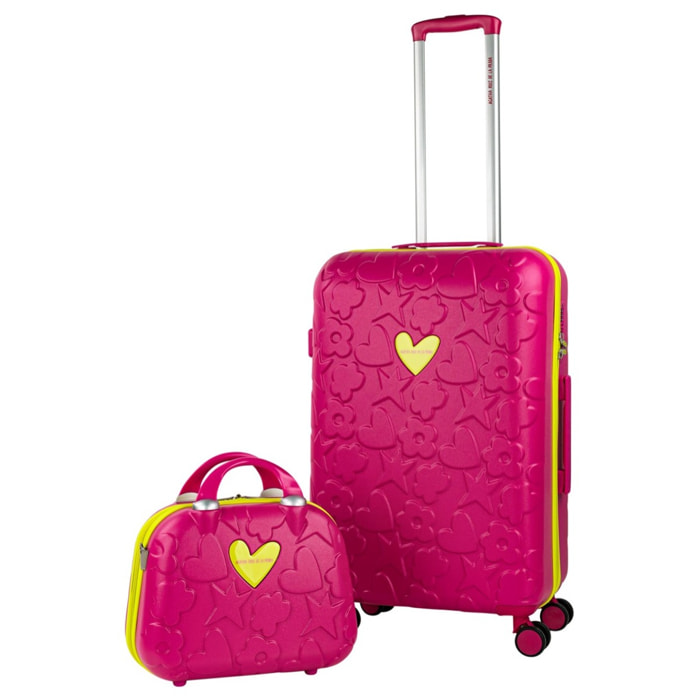 Maleta Pc Mediana Agatha Ruiz De La Prada Iconic Fucsia