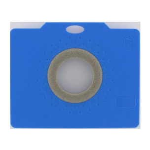 Boite de 4 sacs aspirateurs universels Top Filter avec Adaptateur Click Bag pour aspirateurs Rowenta Fakir 139