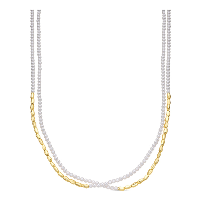 Collar Noma acabado oro amarillo 18k