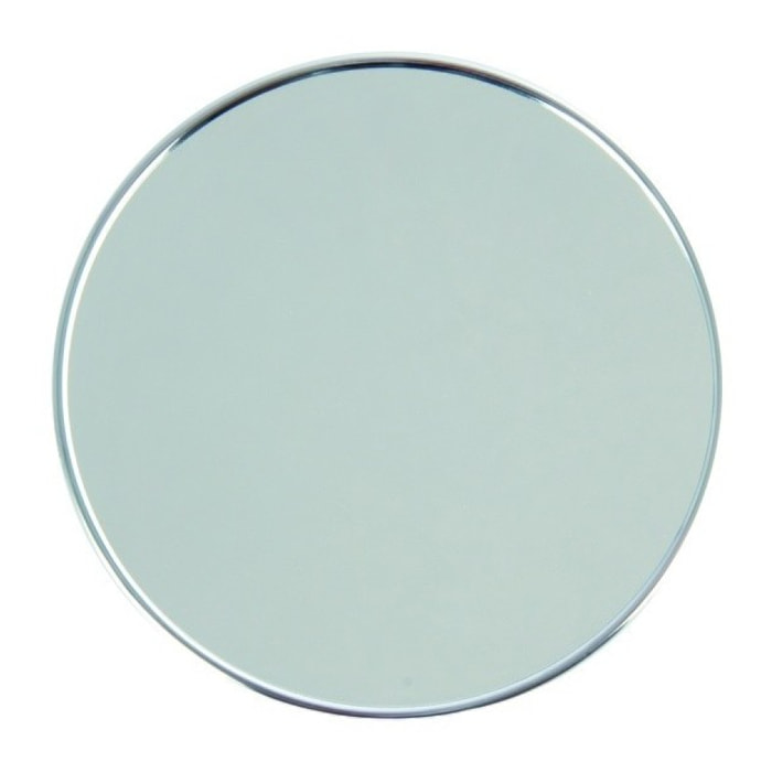 Miroir Rond Grossissant X 5 Avec Ventouse Acier Chromé MSV