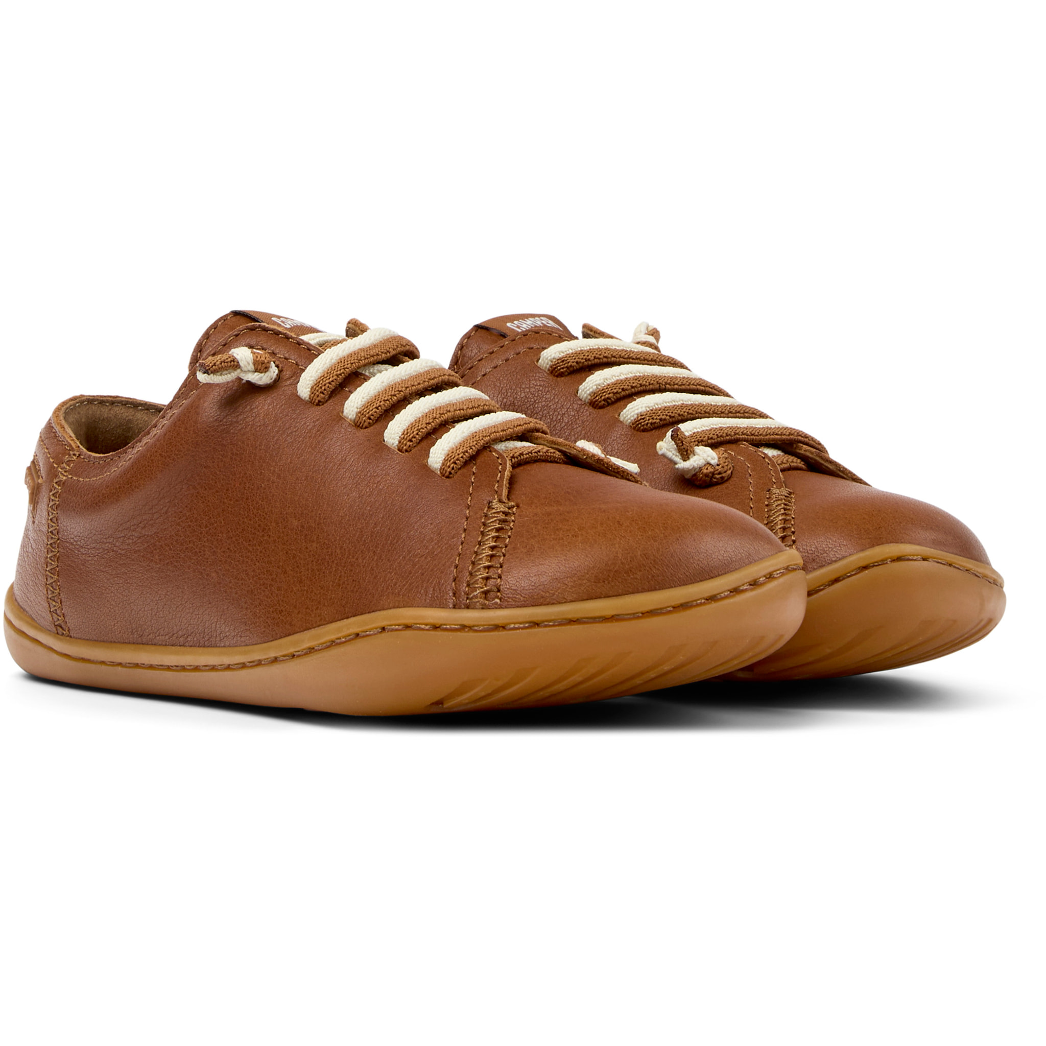 Sneakers - CAMPER Peu Cami - Marrone - Pelle liscia