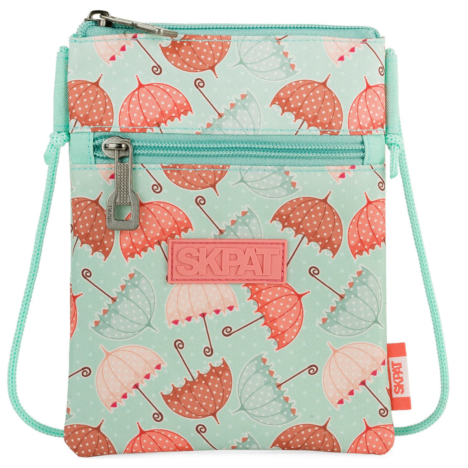 Minibolso Para Móvil Skpat Rainy Day Verde Menta