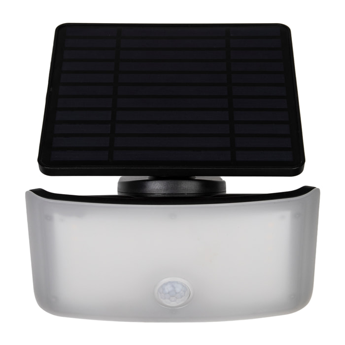 FORLIGHT Aplique de pared exterior solar Rale con sensor de presencia y crepuscular 7W