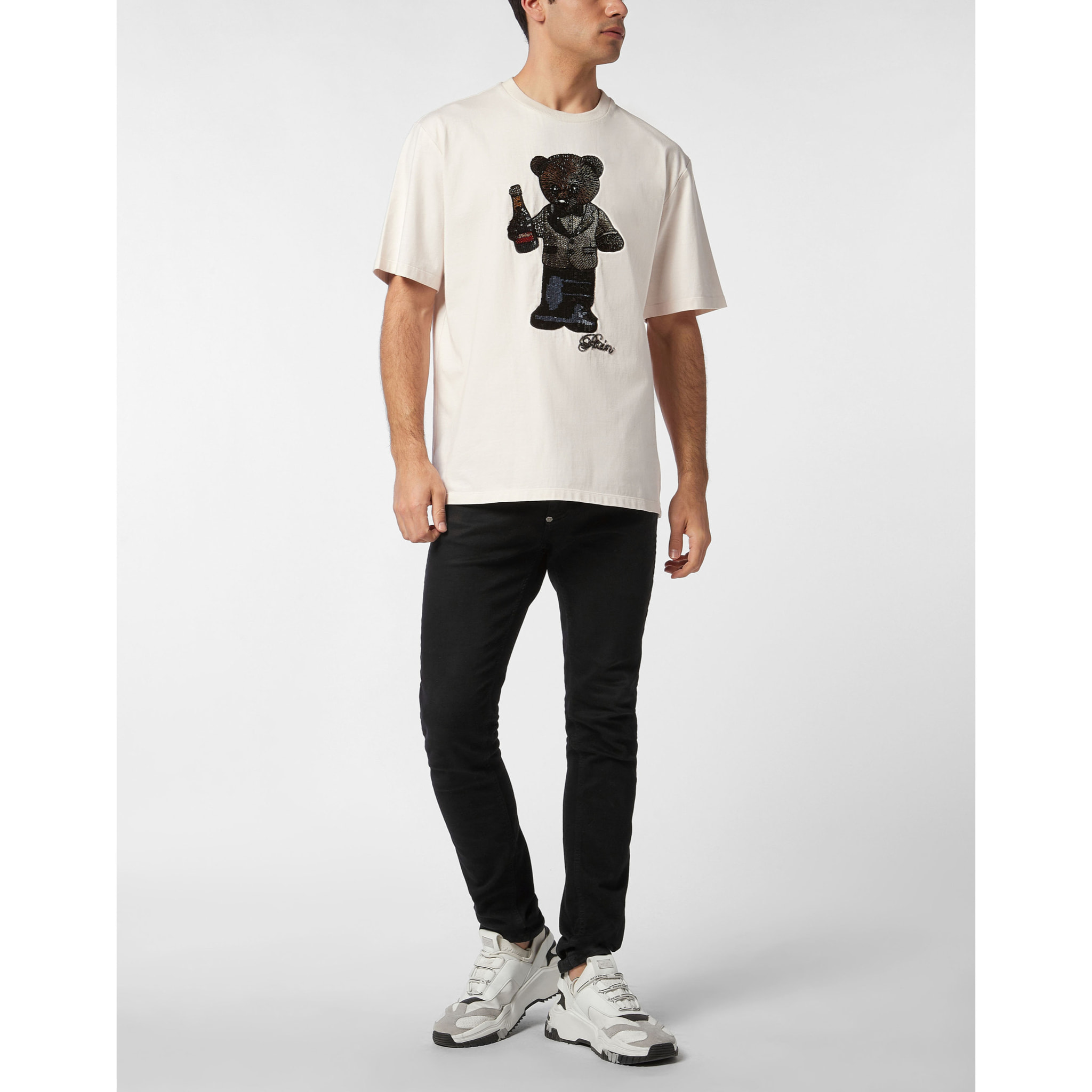 PHILIPP PLEIN T-Shirt Round Neck Ss TEDDY
