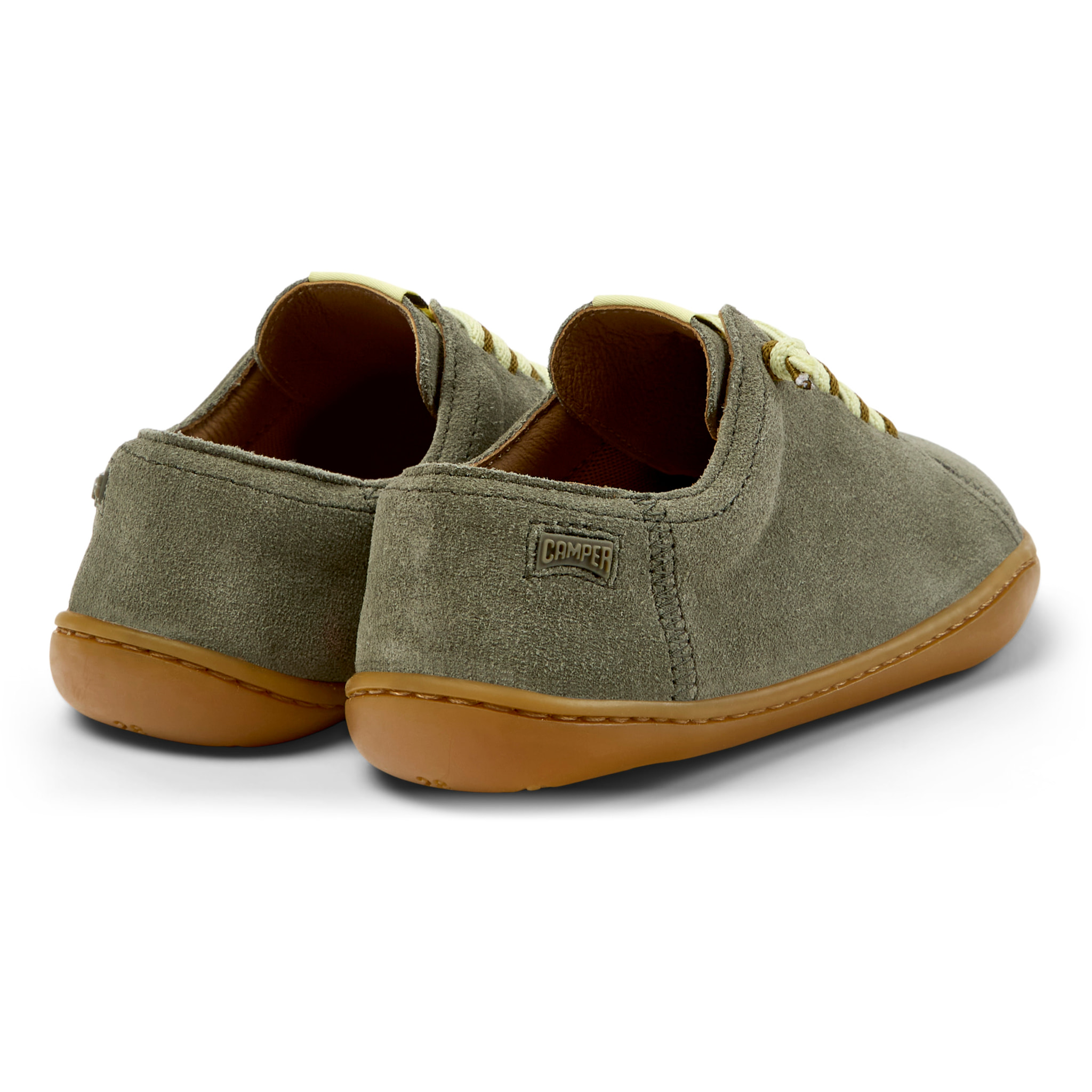 Zapatillas - CAMPER Peu Cami - Verde - Piel de ante