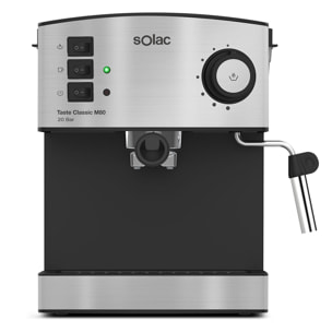 Solac - Cafetera Espresso Taste Classic M80 Inox 850 W