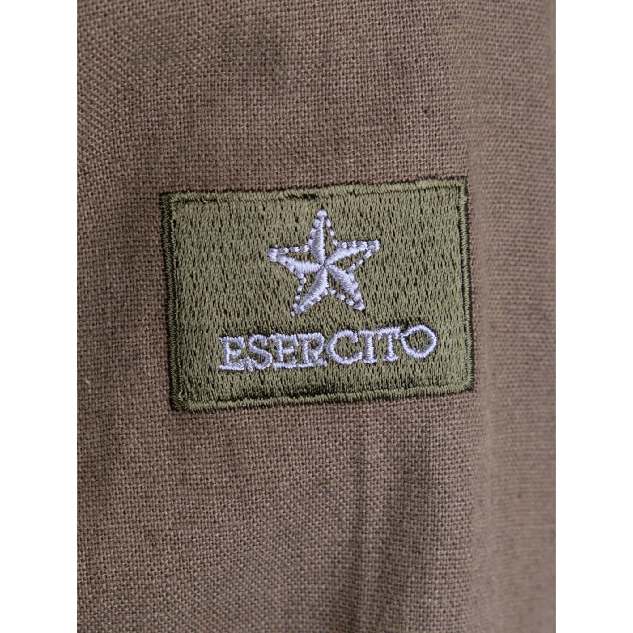 Giacca Esercito militare in lino uomo