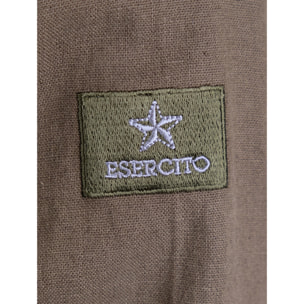 Giacca Esercito militare in lino uomo