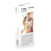 Massaggiatore Ringiovanente Facciale Ad Alta Frequenza T - Vibe - Dorato - 3,3x14x1,5 cm