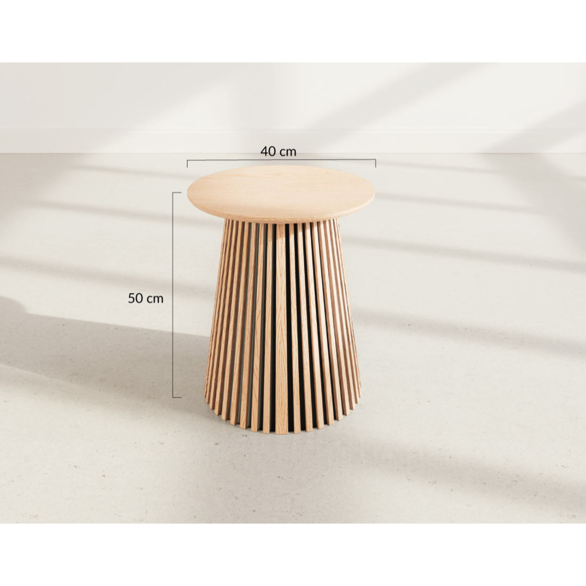 Freya - bout de canapé - 40x50 cm - Bois