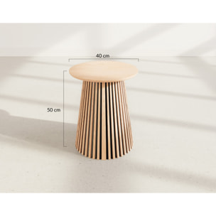 Freya - bout de canapé - 40x50 cm - Bois