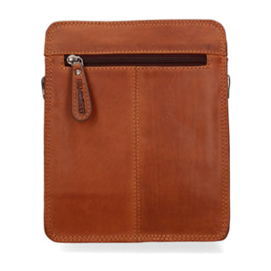 Borsa a tracolla  da uomo In Vera pelle Made in Italy 22,5x18x9 cm