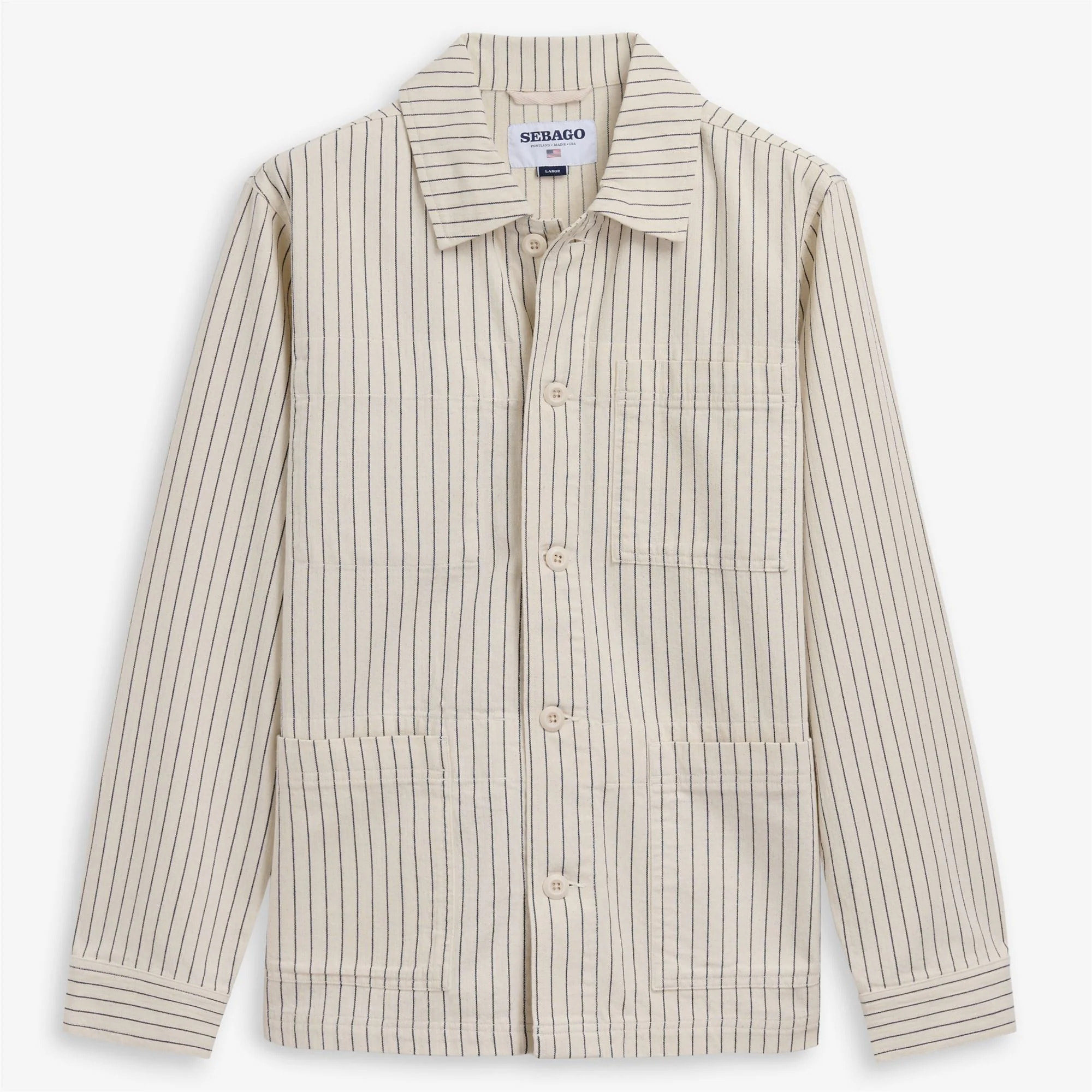 Sebago - Giacche Uomo Donna Bianco - Dorr Stripes