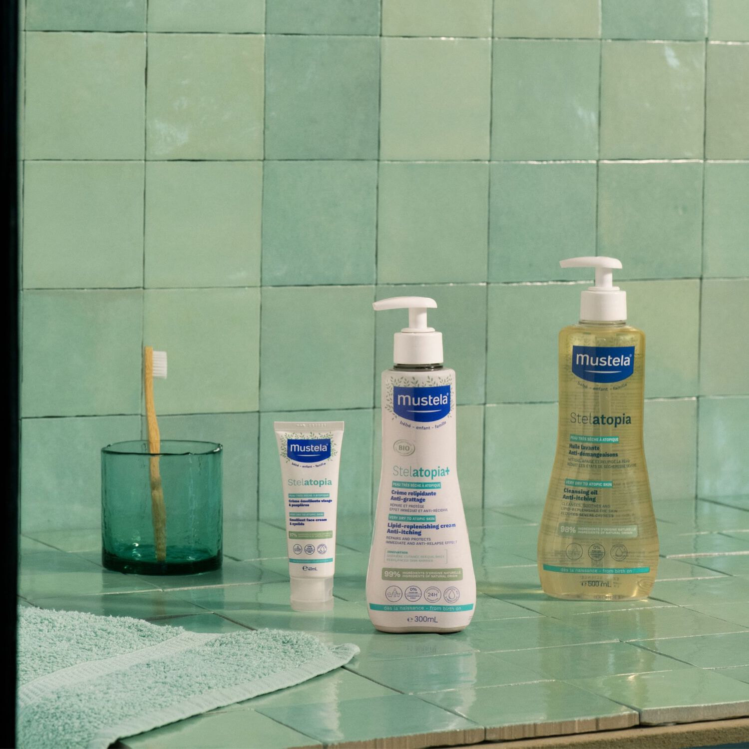 Stelatopia Crème Emolliente Visage - Peau A Tendance Atopique 40 ml