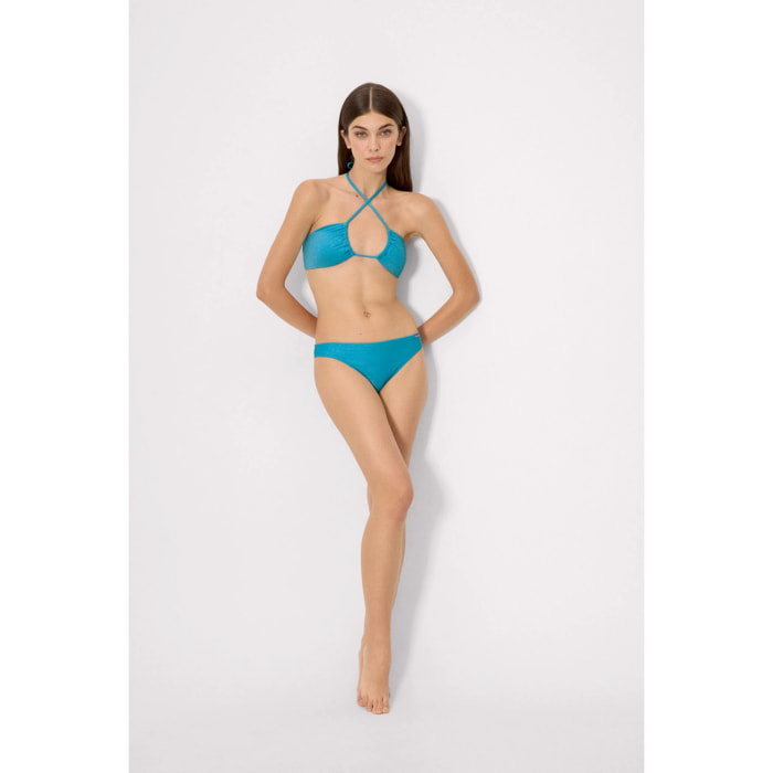 Slip bikini mini Blu