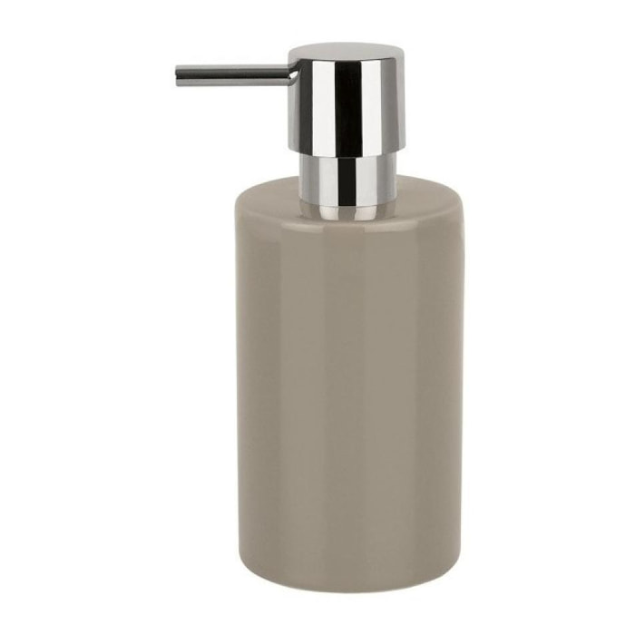 Distributeur de savon Céramique TUBE Taupe Spirella