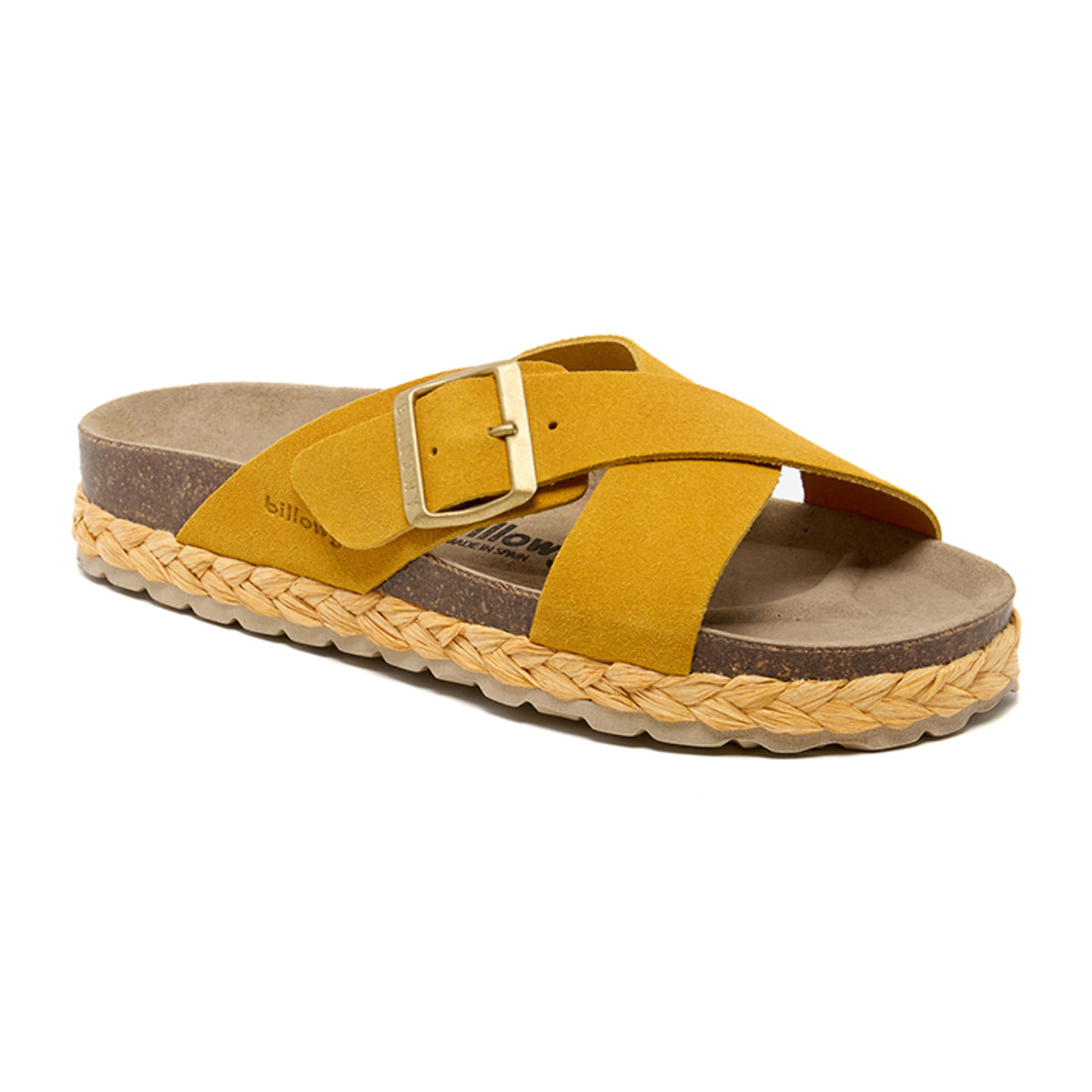 SANDALO CON ZEPPA BILLOWY GIALLO