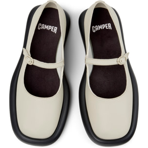 Bailarinas - CAMPER Onda - Beige - Cuero liso