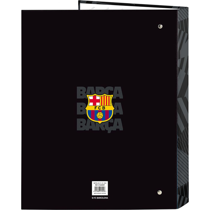 Carpeta folio 4 ani.mixtas f.c.barcelona "black"