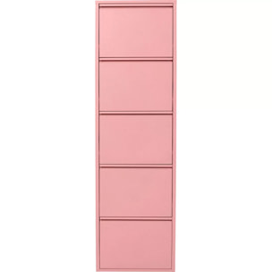 Casier à chaussures Caruso rose Kare Design