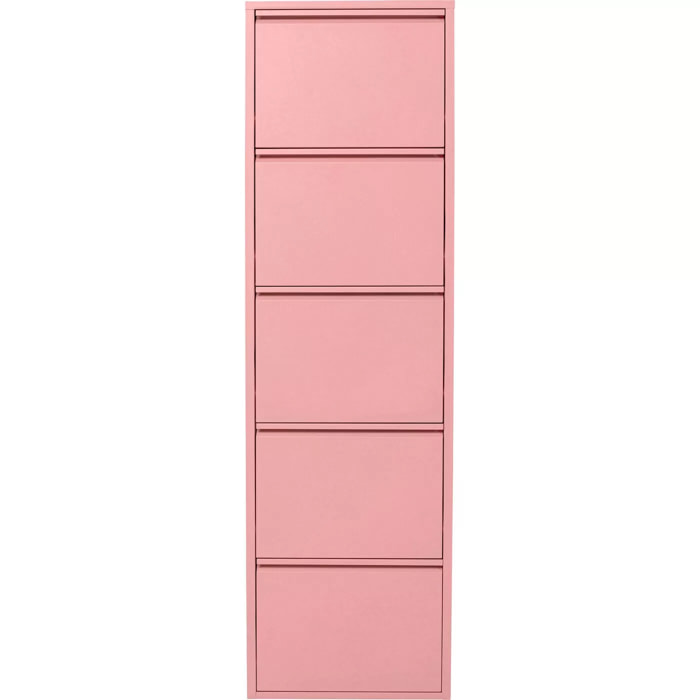 Casier à chaussures Caruso rose Kare Design