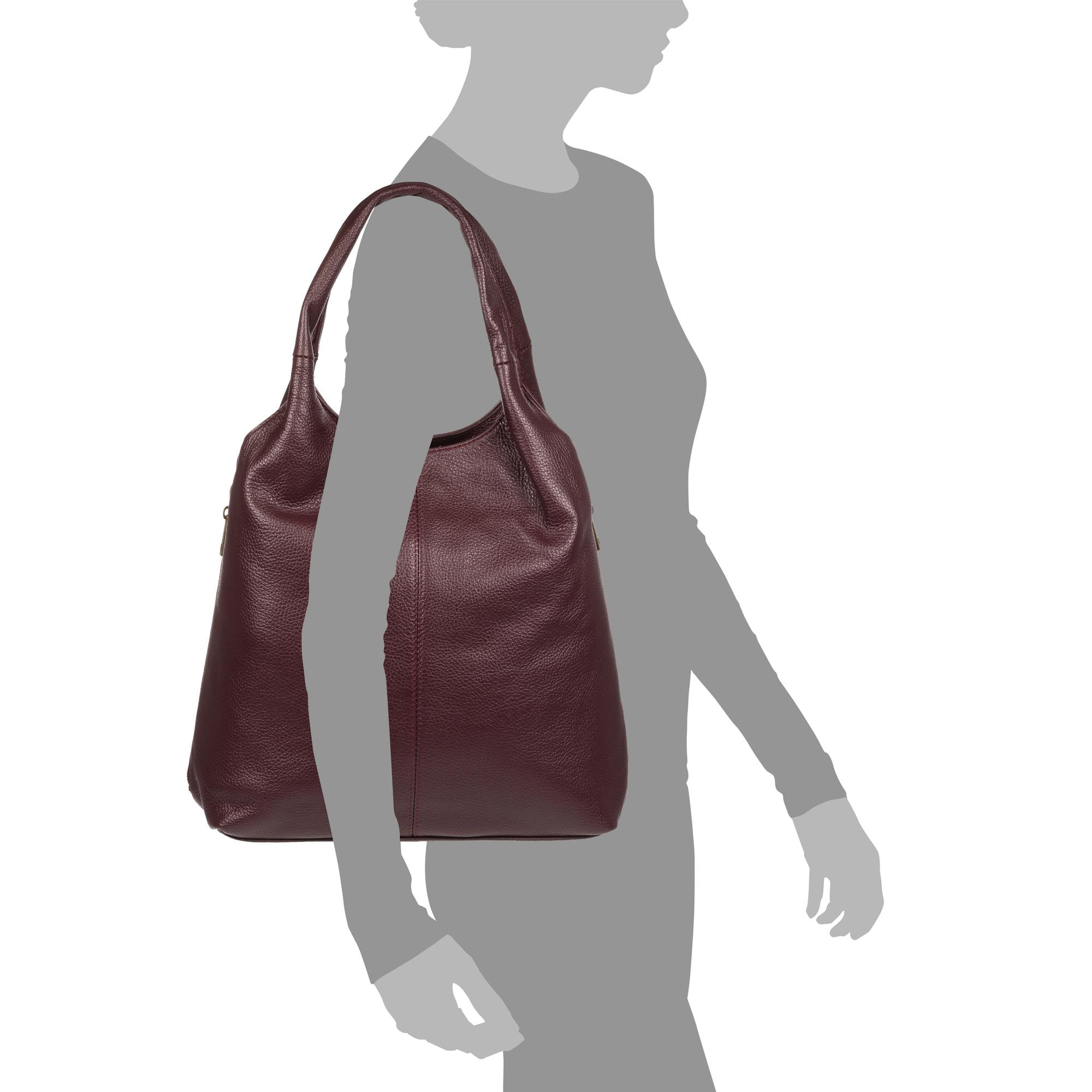 Alliste bolso shopper mujer. Piel auténtica Dollaro.