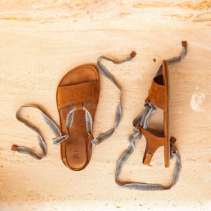 Sandalias N5685 NOBUCK CREAM/SATYA color Cream