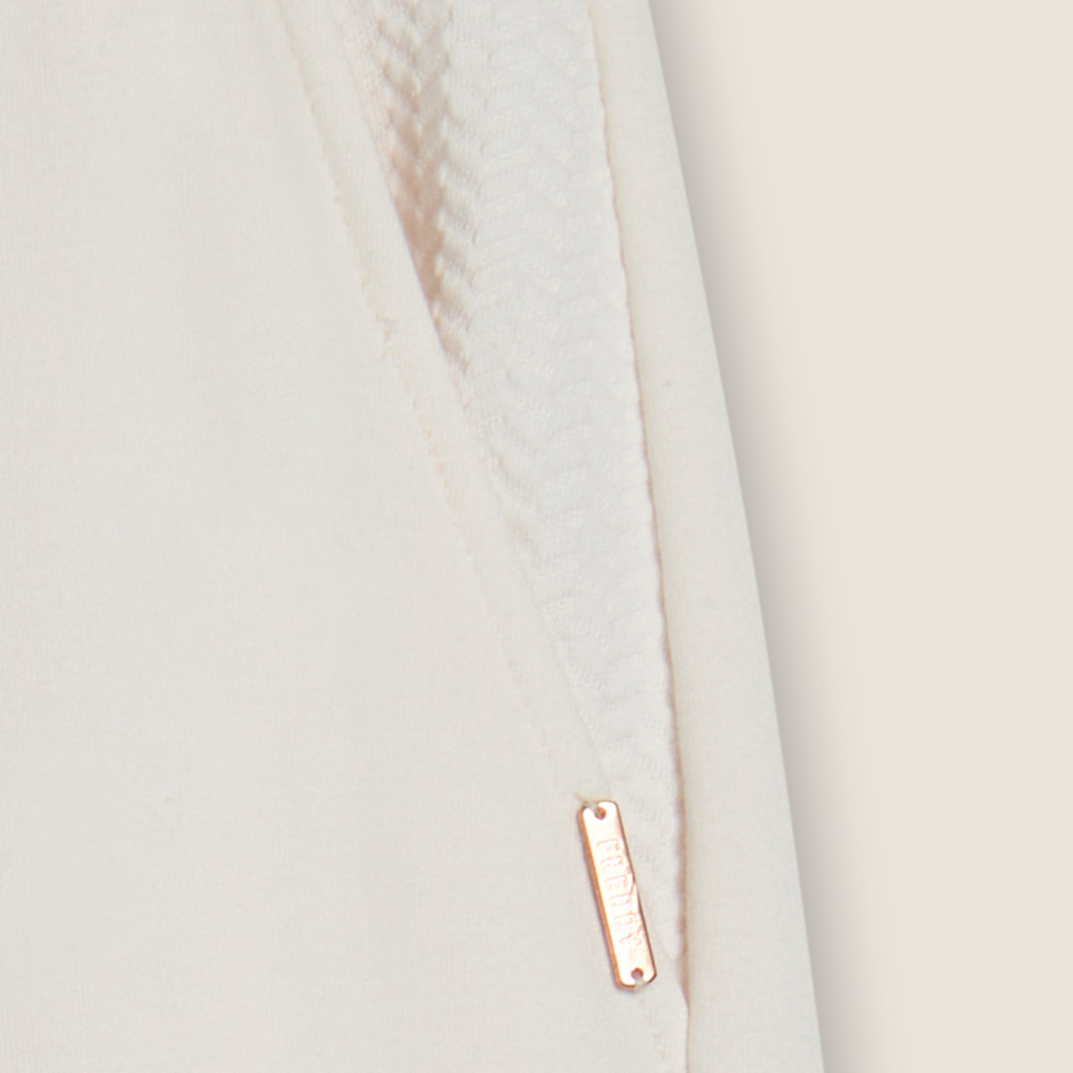 Pantaloni donna regular morbidi con dettagli micro-trecce