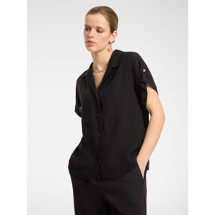 Elena Mirò - Camisa de manga corta - Negro