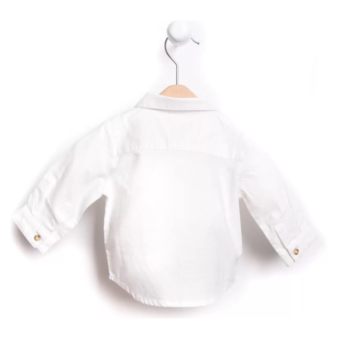 Camisa de manga larga de bebé blanco Berrita