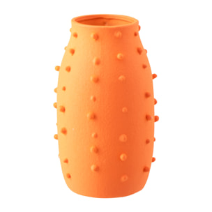 J-Line Vase Ruby Pois - grès - orange - small