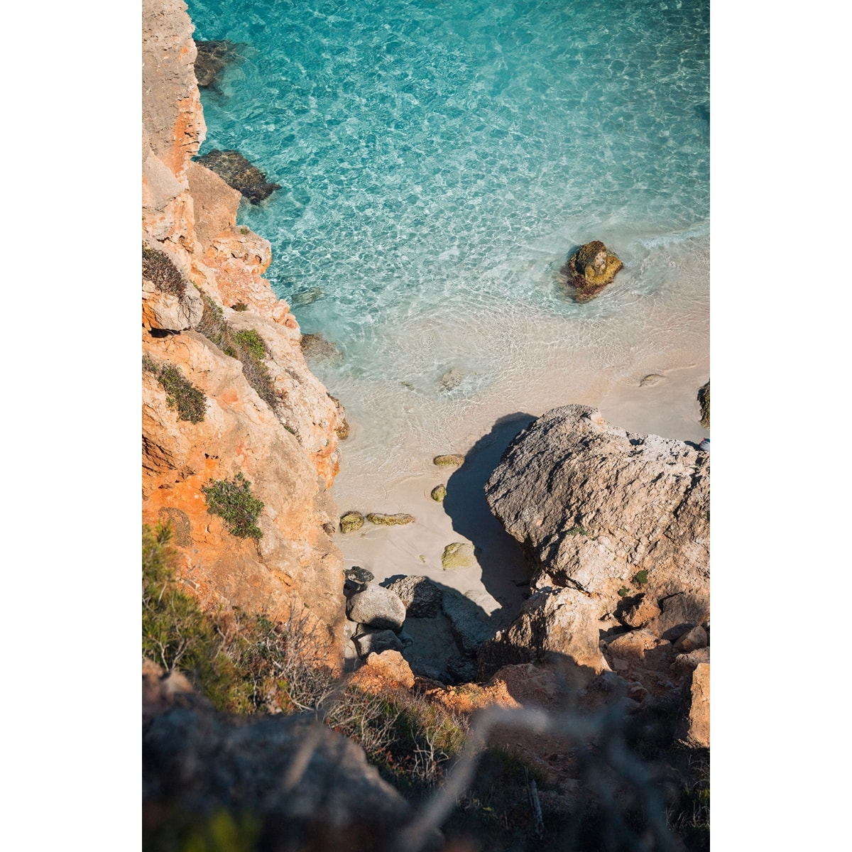 Tableau plage secrete en grèce Tableau plexiglas