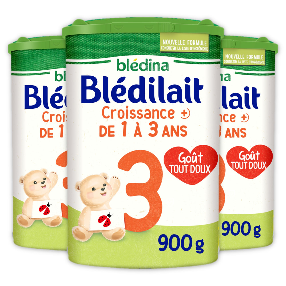 Blédilait Croissance 900g X3