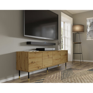 Novara - meuble tv - 180 cm - Bois