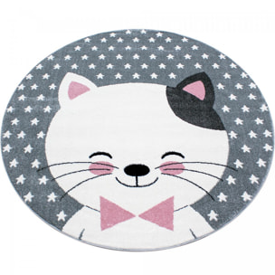 Tapis enfant tissé motif animaux NILI