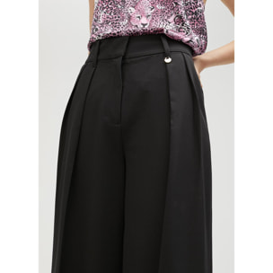 Pantaloni a palazzo con pinces