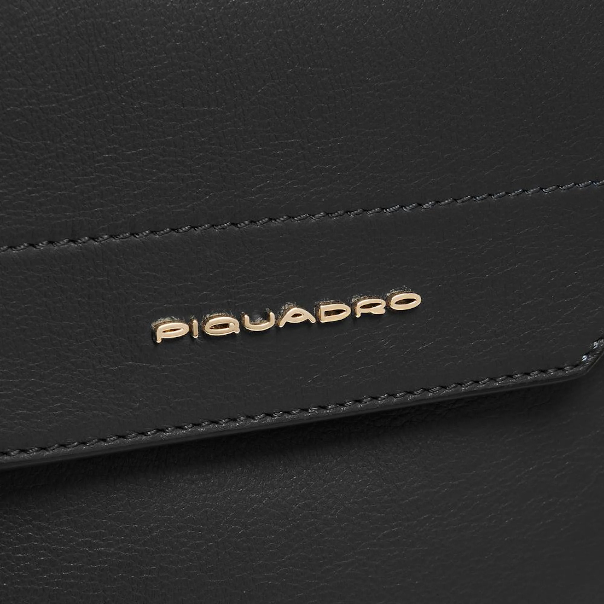 Piquadro Zainetto porta iPad®mini in pelle schermato con protezione RFID