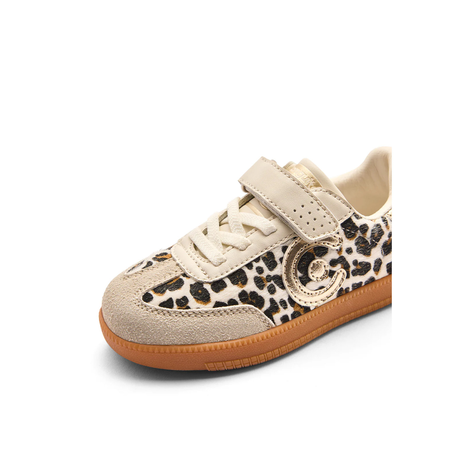 Zapatillas Bajas de Niña con Estampado Leopardo