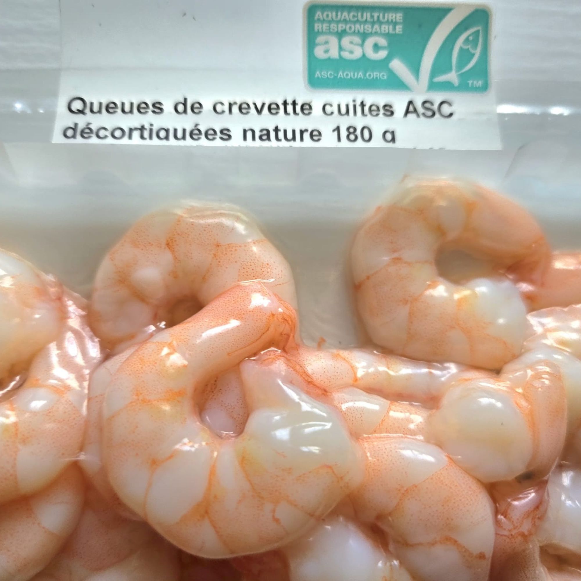 2 x Crevettes Décortiquées Nature - 2x180g - France - Maison Blanc