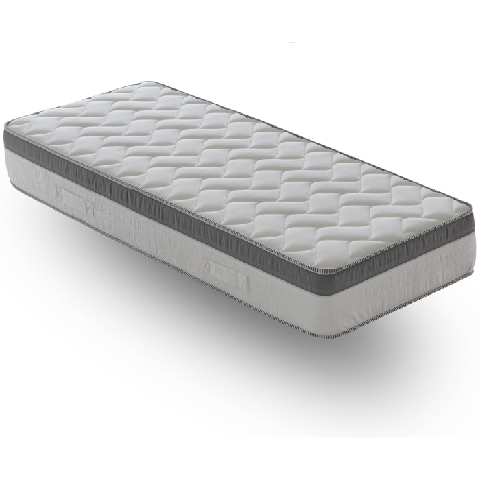 Materasso 90x190 in Memory Foam - Alto 26 cm - 9 Zone di Comfort - Sfoderabile - Memory Gel