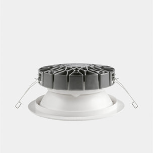 LEDS C4 Downlight Veo Ø110Mm 8.6W Blanco Neutro - 4000K Cri 82 67.1º On-Off Blanco Ip5
