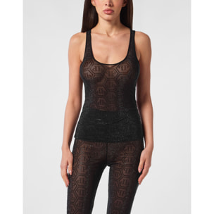 PHILIPP PLEIN Camiseta de tirantes MONOGRAM